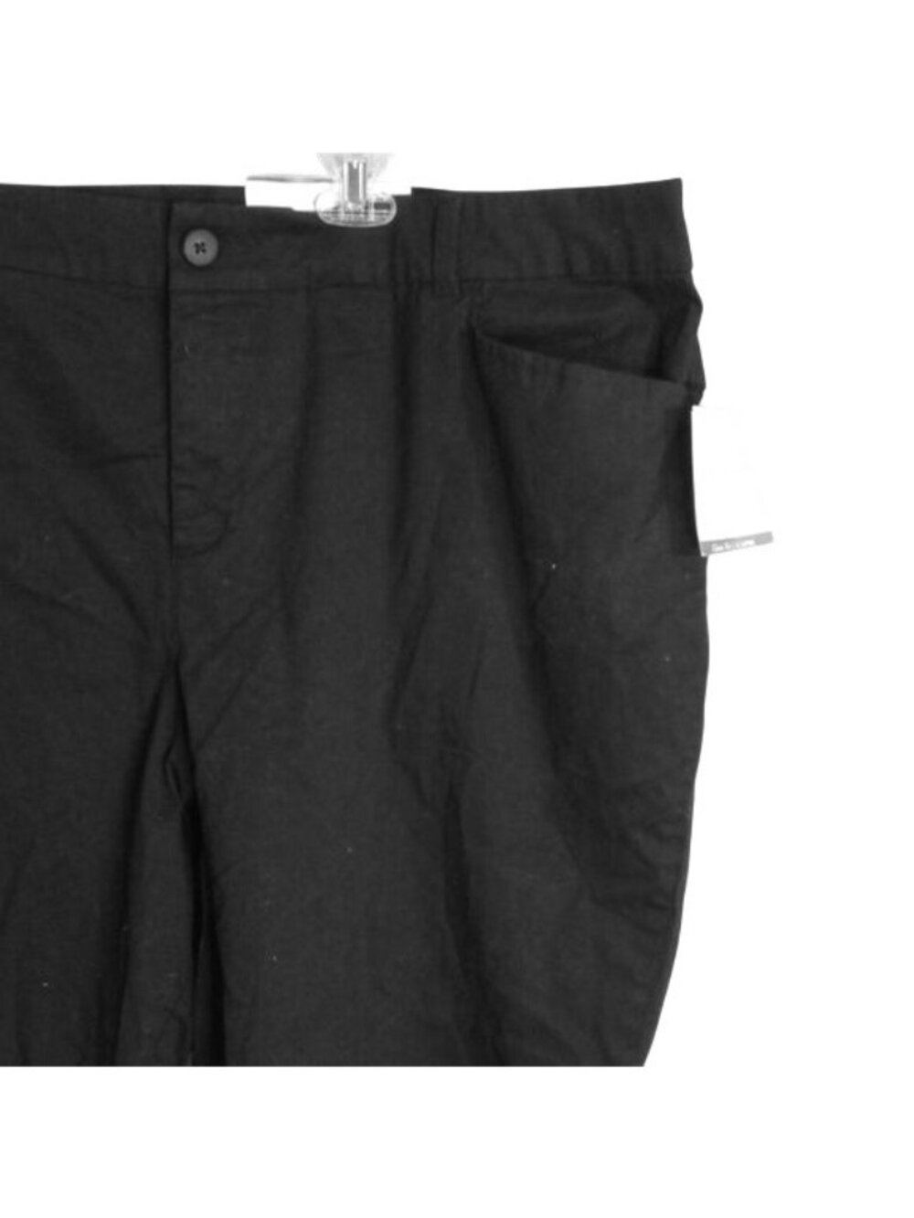 Classic Fit Womens Black Capri Pants Size 22W Stretch Slimming Design NEW - Picture 3 of 8